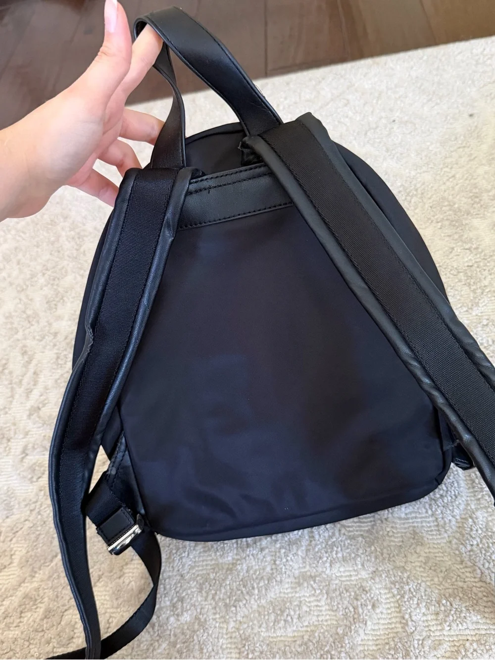 Black DKNY Small Backpack